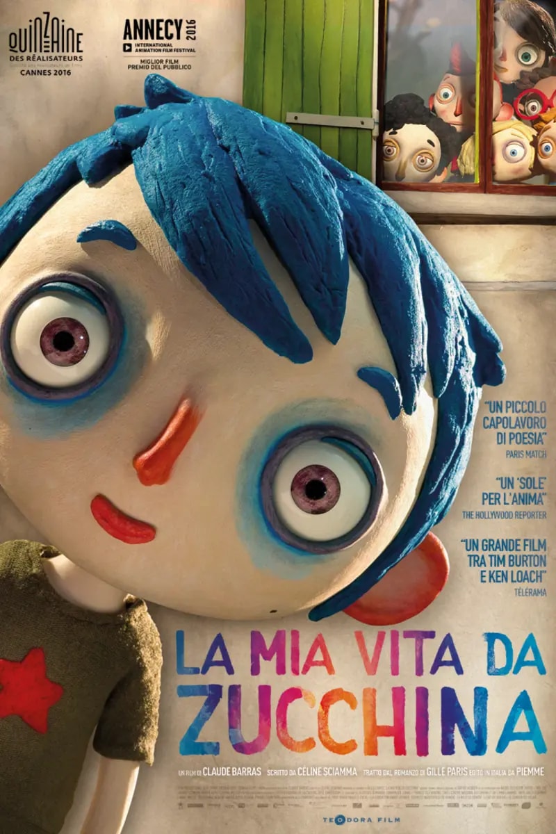 La mia vita da Zucchina poster backdrop