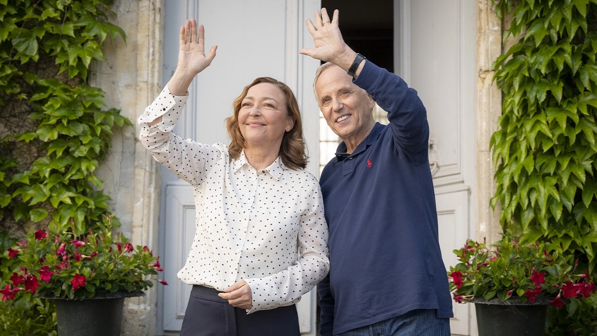 Un uomo felice backdrop